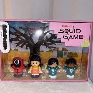 Fisher-Price Netflix Squid Game Little People Collector 4 Pack Figures 2024 NIB